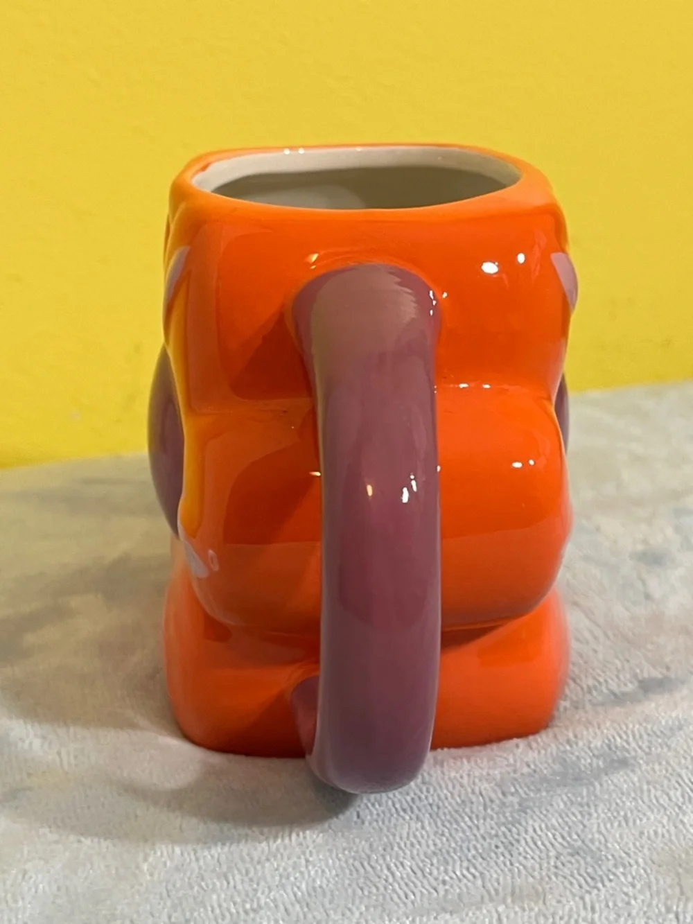 New Daisy Mug 14.2 oz Orange Floral Shape Mug, Planter I Room Essentials Target